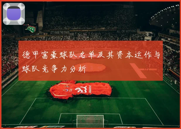 德甲富豪球队名单及其资本运作与球队竞争力分析